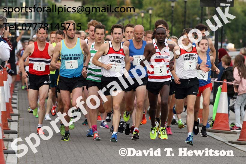 Gateshead Harriers Quayside 5k Road Race. Photo: David T. Hewitson/Sports for All Pics